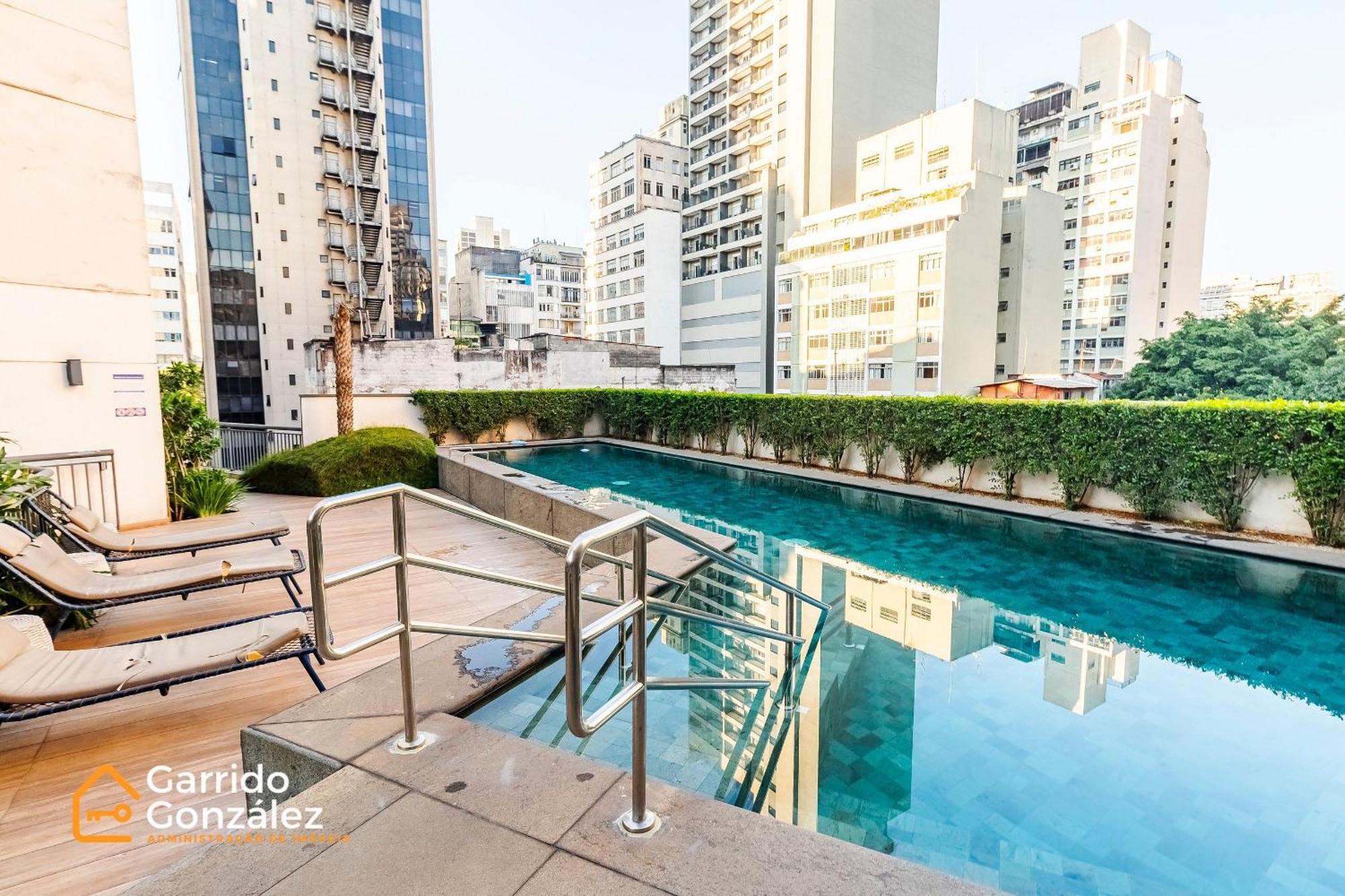 Ii Setin Downtown Bela Vista - C/piscina 公寓 圣保罗